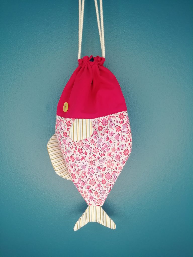 Sac Poisson Création Estelle ROUSSEL Josselin 56